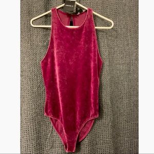 Forever 21 fuchsia bodysuit